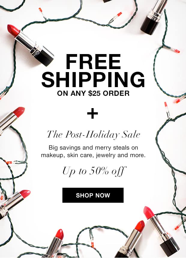 Avon After Christmas Sale with Free Shipping