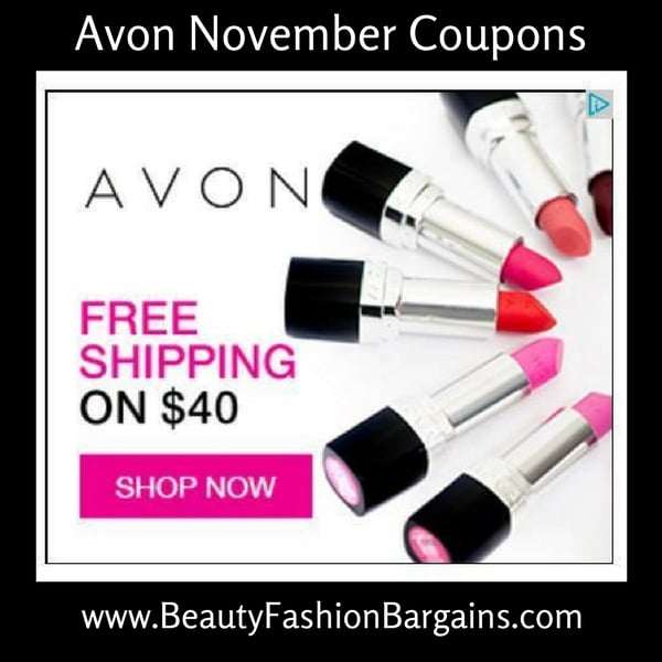 Avon Coupon Codes November 2017