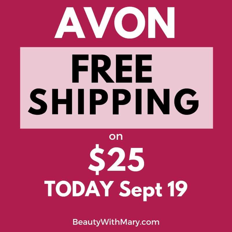 Avon Free Shipping on $25 September 2019