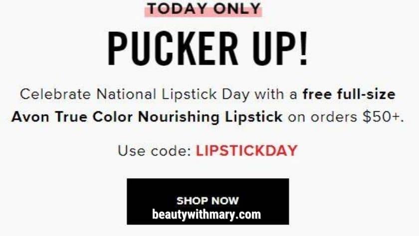 National Lipstick Day Avon