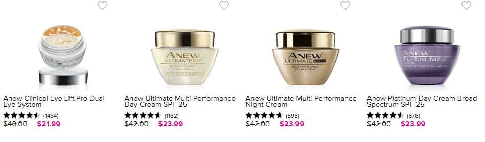 Avon Anew Skin Care