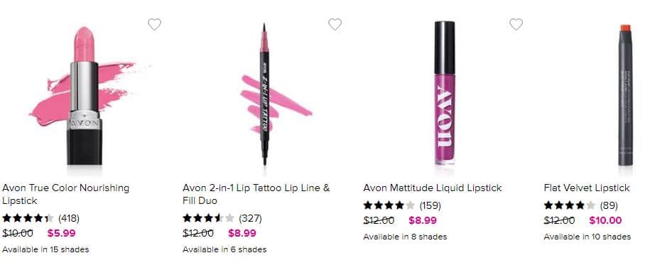 Avon Lipstick - Buy Avon Makeup Products Online