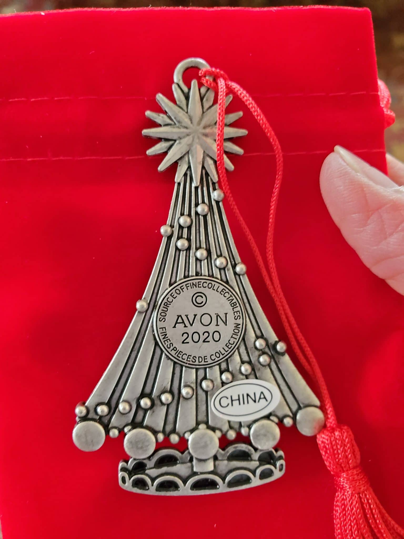 NEW Avon Pewter Ornaments 2020 Avon Holiday Collectibles