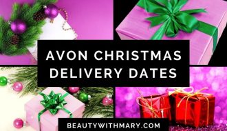 Avon Christmas delivery dates