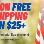 Avon Memorial day free shipping