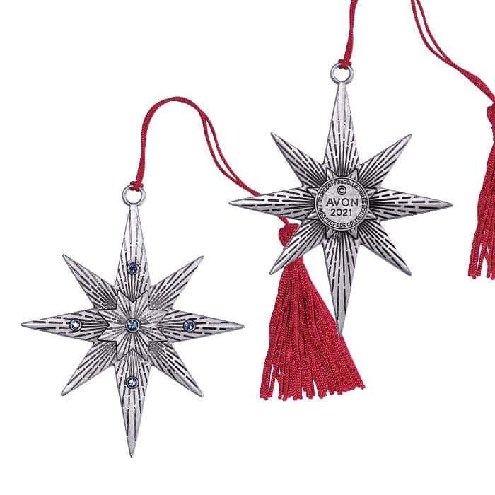 2017 AVON PEWTER SNOWFLAKE COLLECTIBLE ORNAMENT On sale! 