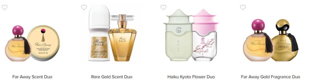 Avon perfume gift sets