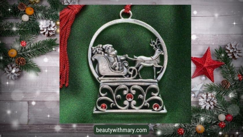 Avon pewter Christmas Ornaments 2022