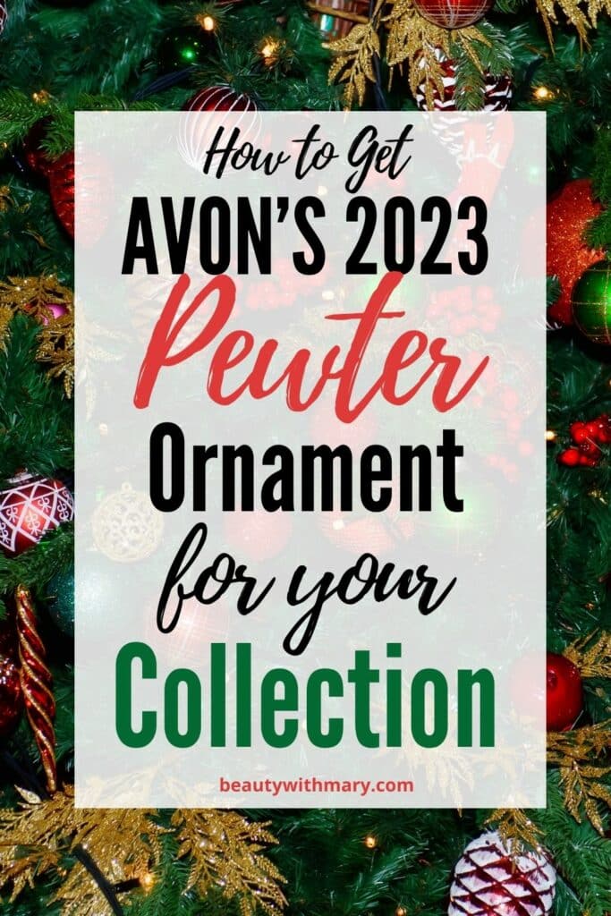 Avon Pewter Ornament 2023