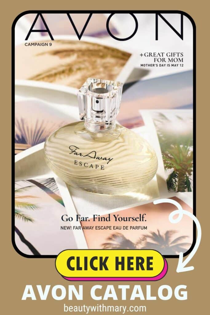 Avon Catalog featuring Far Away Escape perfume